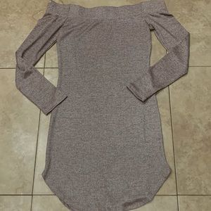 Ribbed strapless dress MD